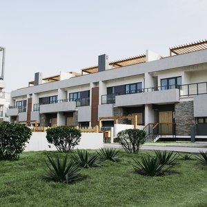 Contemporary condominium building
