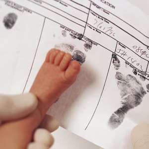 Baby's birth certificate.