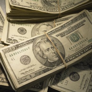Pile of American money.